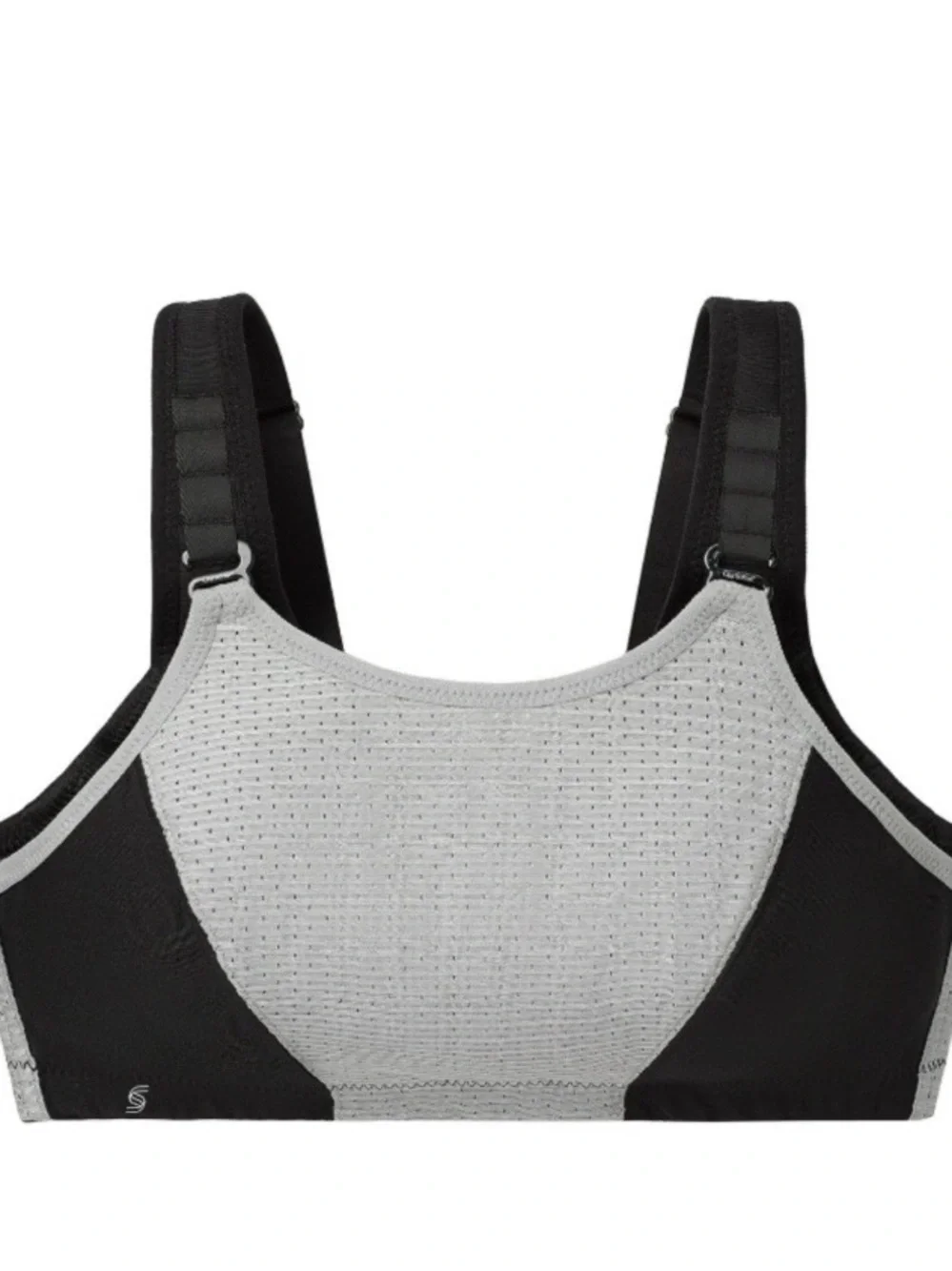 Glamorise Double‎ Layer Custom Control Sports Bra Gray/Black 40-H
